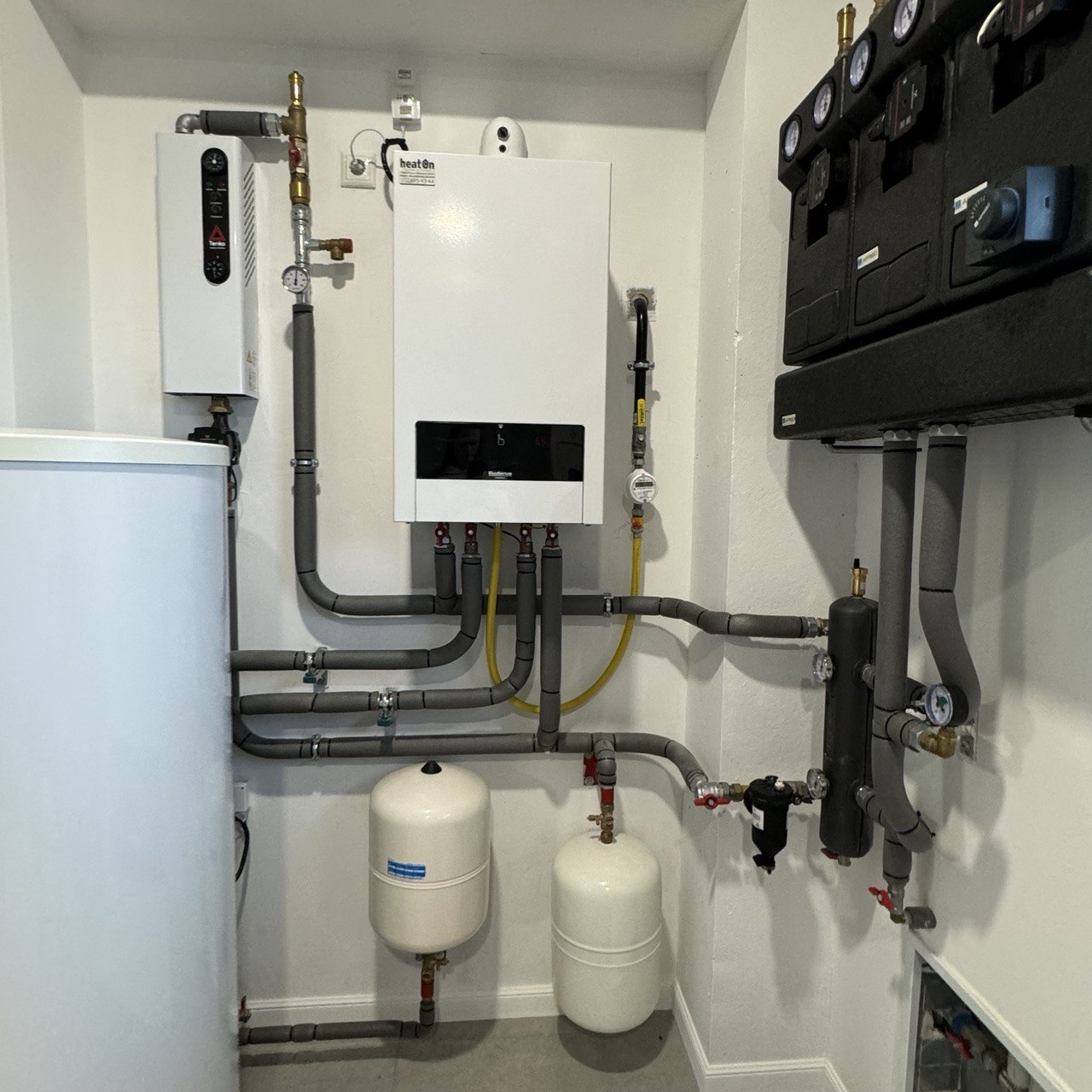 монтаж котельной.