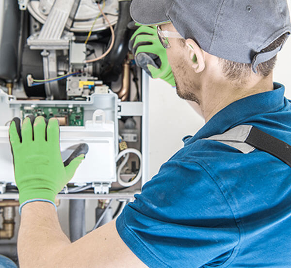 обслуживание системы отопления..